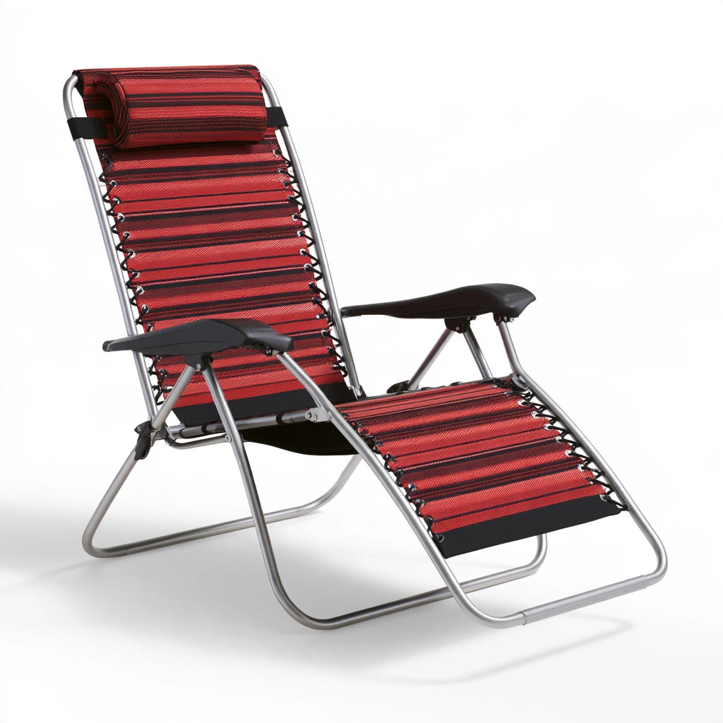 Fauteuil relax zéro gravité aux lignes épurées, coloris gris